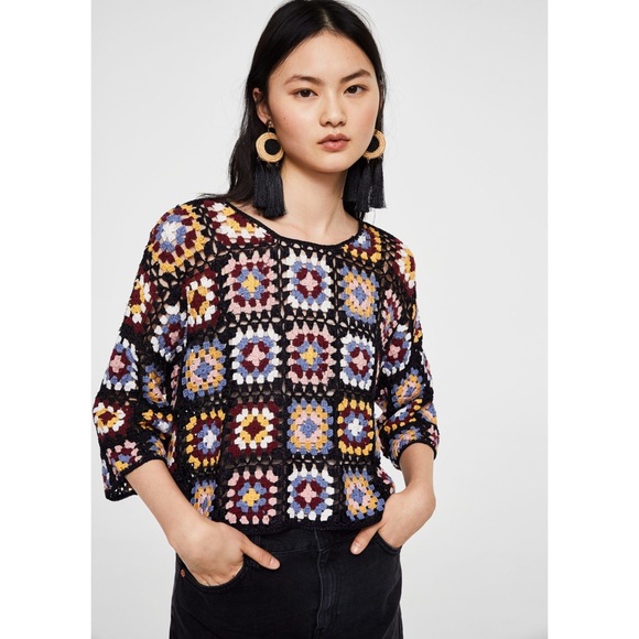 mango crochet top